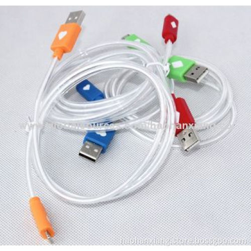 Colorful 8-pin LED Lighting Sync & Charger Data Cable for iPhone